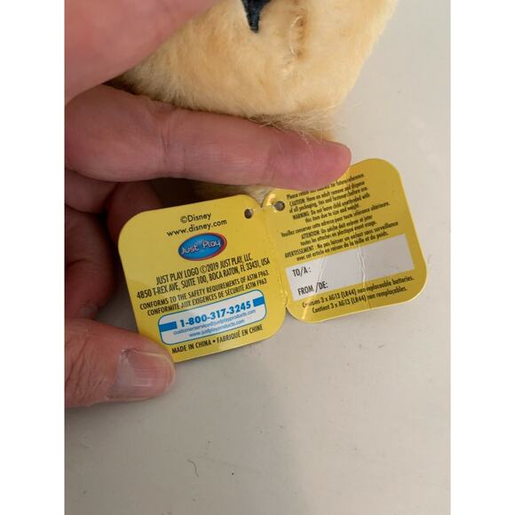 Disney Lion King Nala Plush Tiger Stuffed Animal 6" Inch Tall Talks Brand NEW - Picture 12 of 12